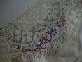 Exclusive English Nottingham Cotton Cluny Lace Ecru - Vintage Pattern 063